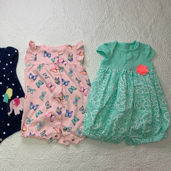 Romper Set  size 3M and 2 in size 6M by Carter’s - Picture 2 of 9